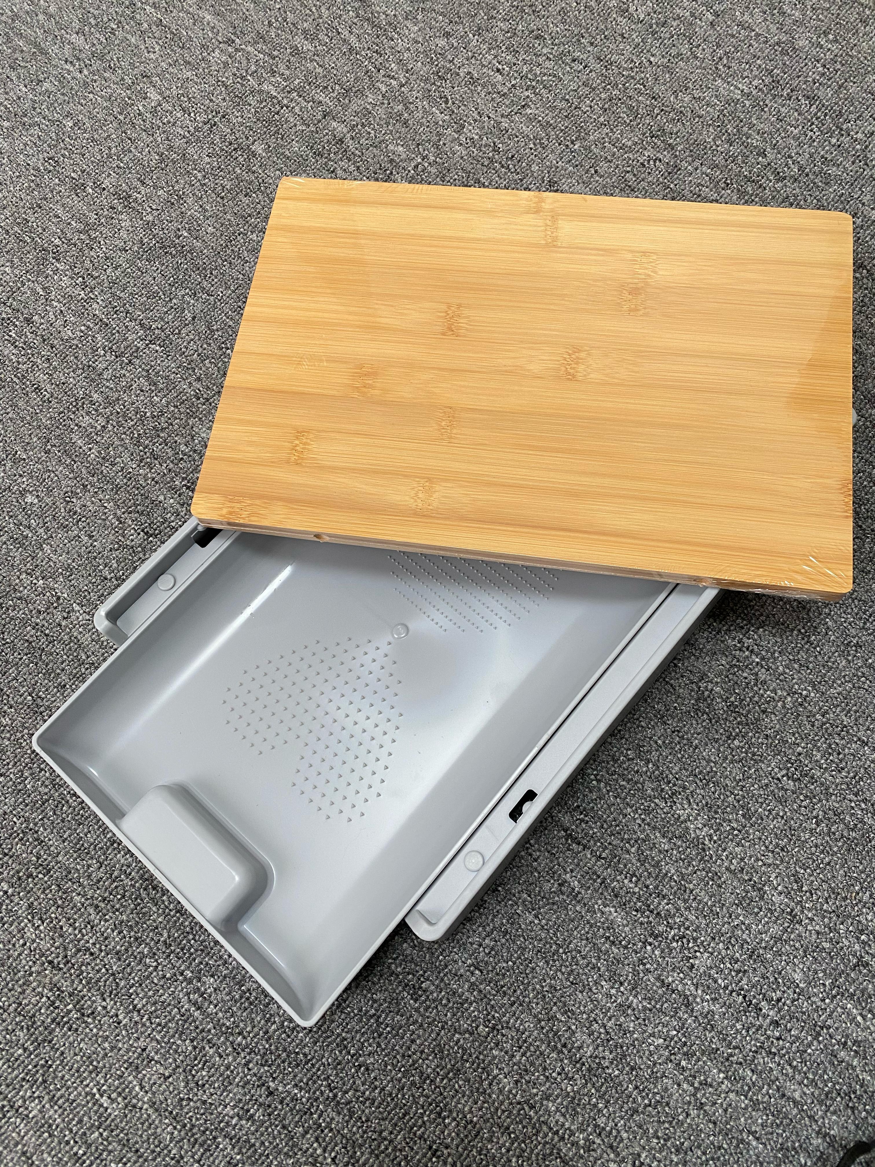 Tabla de picar de Bambu con bandeja